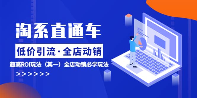 淘系直通车《低价·引流 全店·动销》超高ROI玩法（其一）全店动销必学玩法-创途网