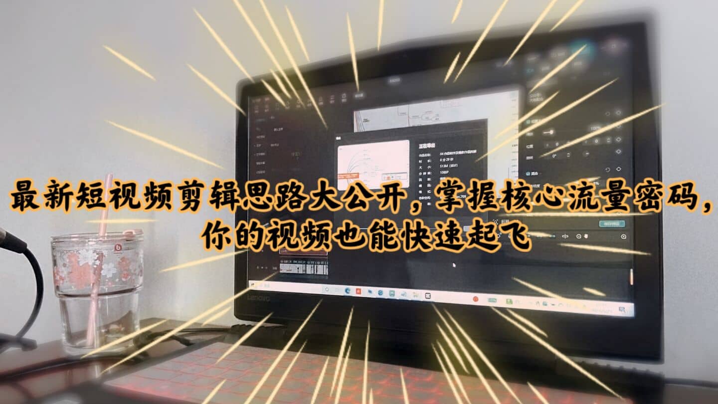 最新短视频剪辑思路大公开，掌握核心流量密码，你的视频也能快速起飞-创途网