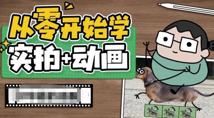 从零开始学实拍加动画，实拍加动画创意教程（49节视频课）-创途网