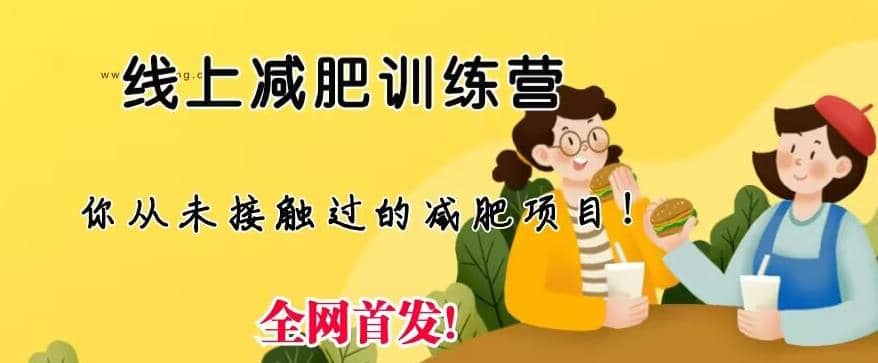 线上减肥训练营，足不出户，仅靠拉几个社群，发几条朋友圈，就可以月实现入五位【揭秘】-创途网