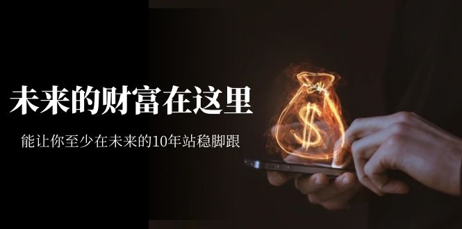 某收费文章《未来的财富在这里》能让你至少在未来的10年站稳脚跟-创途网
