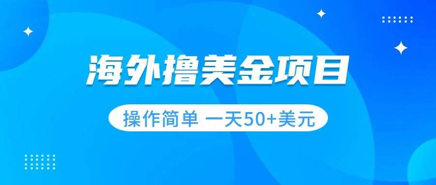 撸美金项目 无门槛  操作简单 小白一天50+美刀-创途网