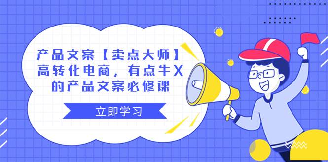 产品文案【卖点大师】高转化电商，有点牛X的 产品文案必修课-创途网
