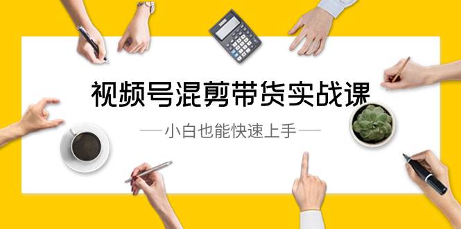 视频号-混剪带货实战课，小白也能快速上手（10节课）-创途网