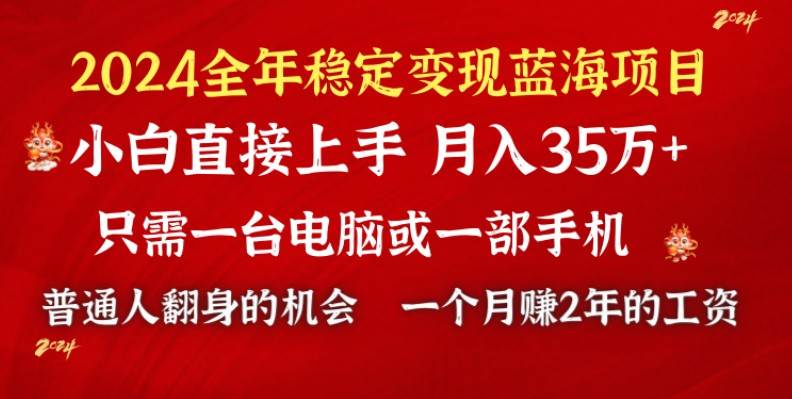 2024蓝海项目 小游戏直播 单日收益10000+，月入35W,小白当天上手-创途网