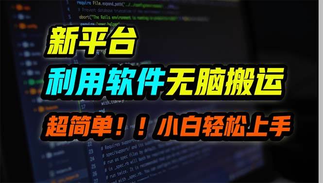 新平台用软件无脑搬运，月赚10000+，小白也能轻松上手-创途网