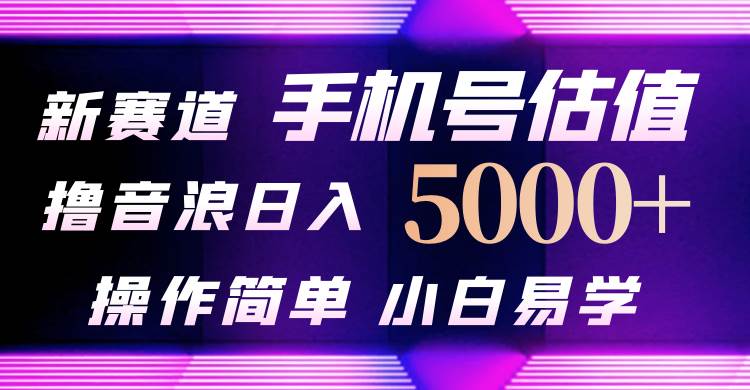 抖音不出境直播【手机号估值】最新撸音浪，日入5000+，简单易学，适合…-创途网