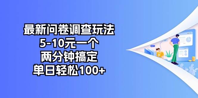 最新问卷调查玩法，5-10元一个，两分钟搞定，单日轻松100+-创途网