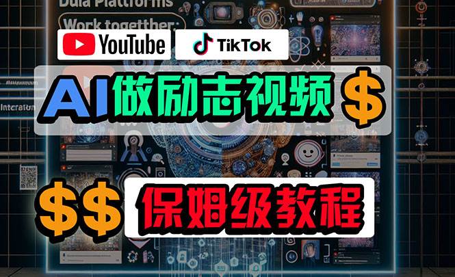利用AI制作励志视频，在YouTube和TikTok赚钱，小白可做（附工具）-创途网