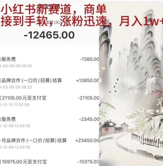 小红书新赛道，商单接到手软，涨粉迅速，一个月1w+-创途网