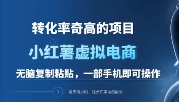 一单49.9，转化率奇高的项目，冷门暴利的小红书虚拟电商-创途网