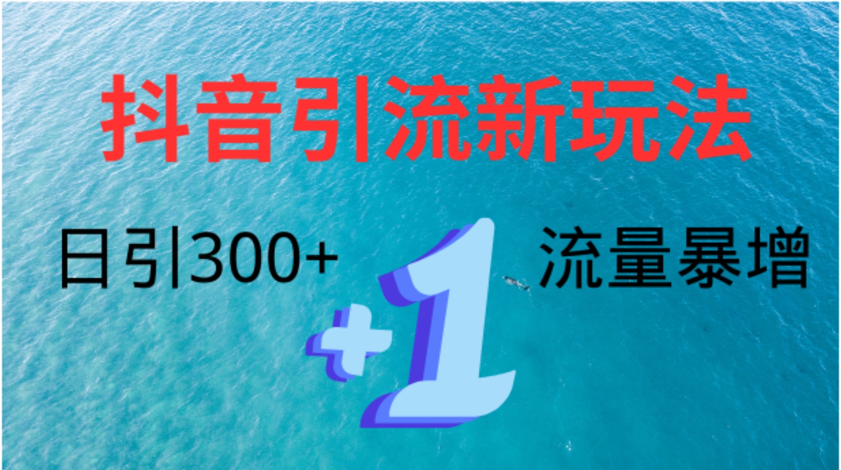 创业粉高效引流，抖音工具号玩法4.0，日引300+-创途网