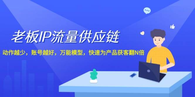 老板 IP流量 供应链，动作越少，账号越好，万能模型，快速为产品获客翻N倍-创途网