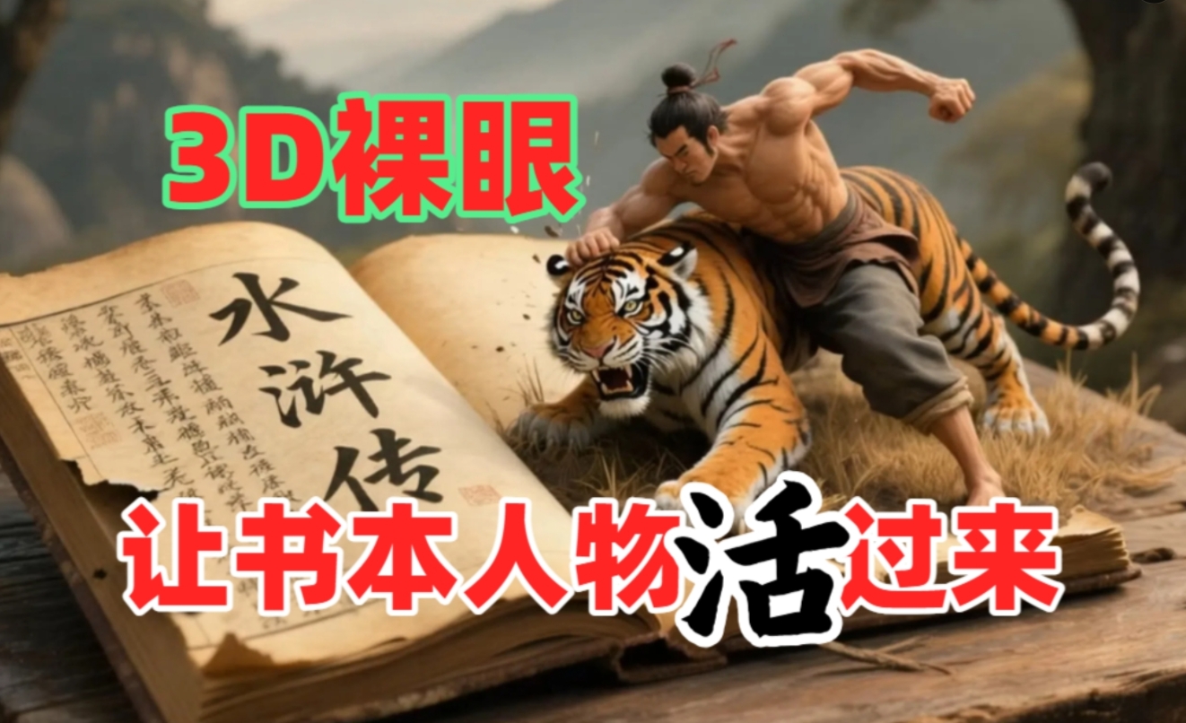书本人物裸眼3D视频，一条视频收益过千，保姆级教程-创途网