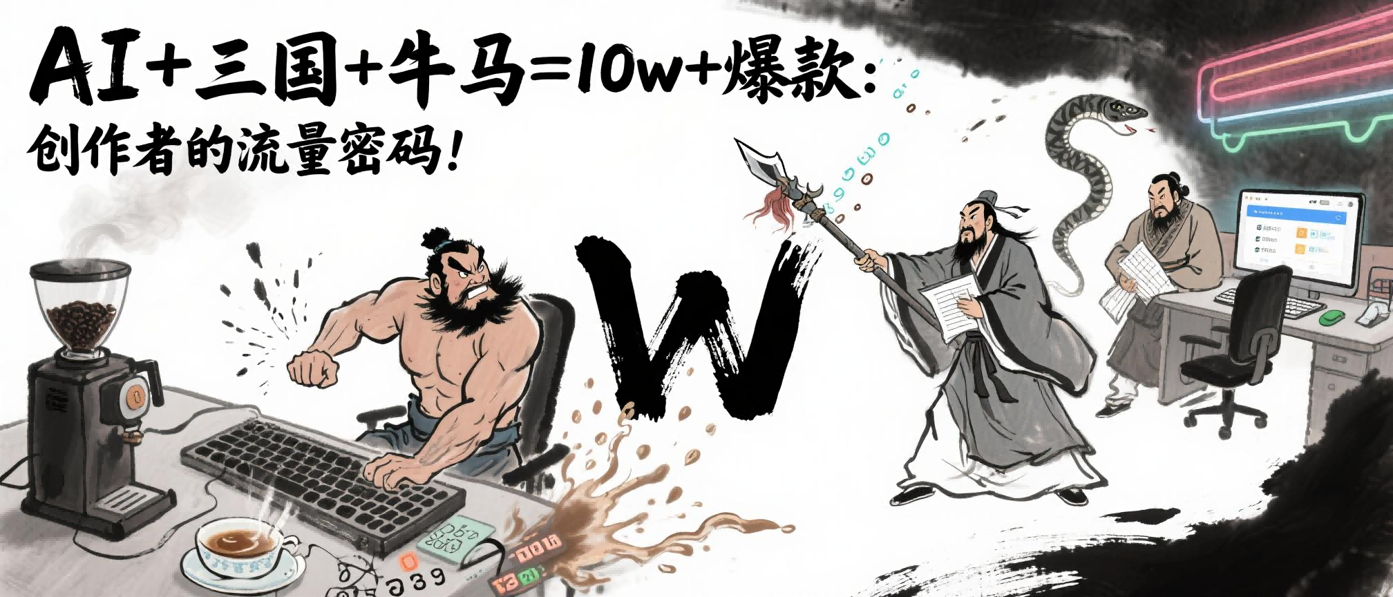 AI+三国+牛马=10w+爆款：创作者的流量密码！-创途网