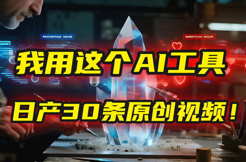 别再真人出镜了！我用这个AI工具，1张照片就能日产30条原创视频！-创途网