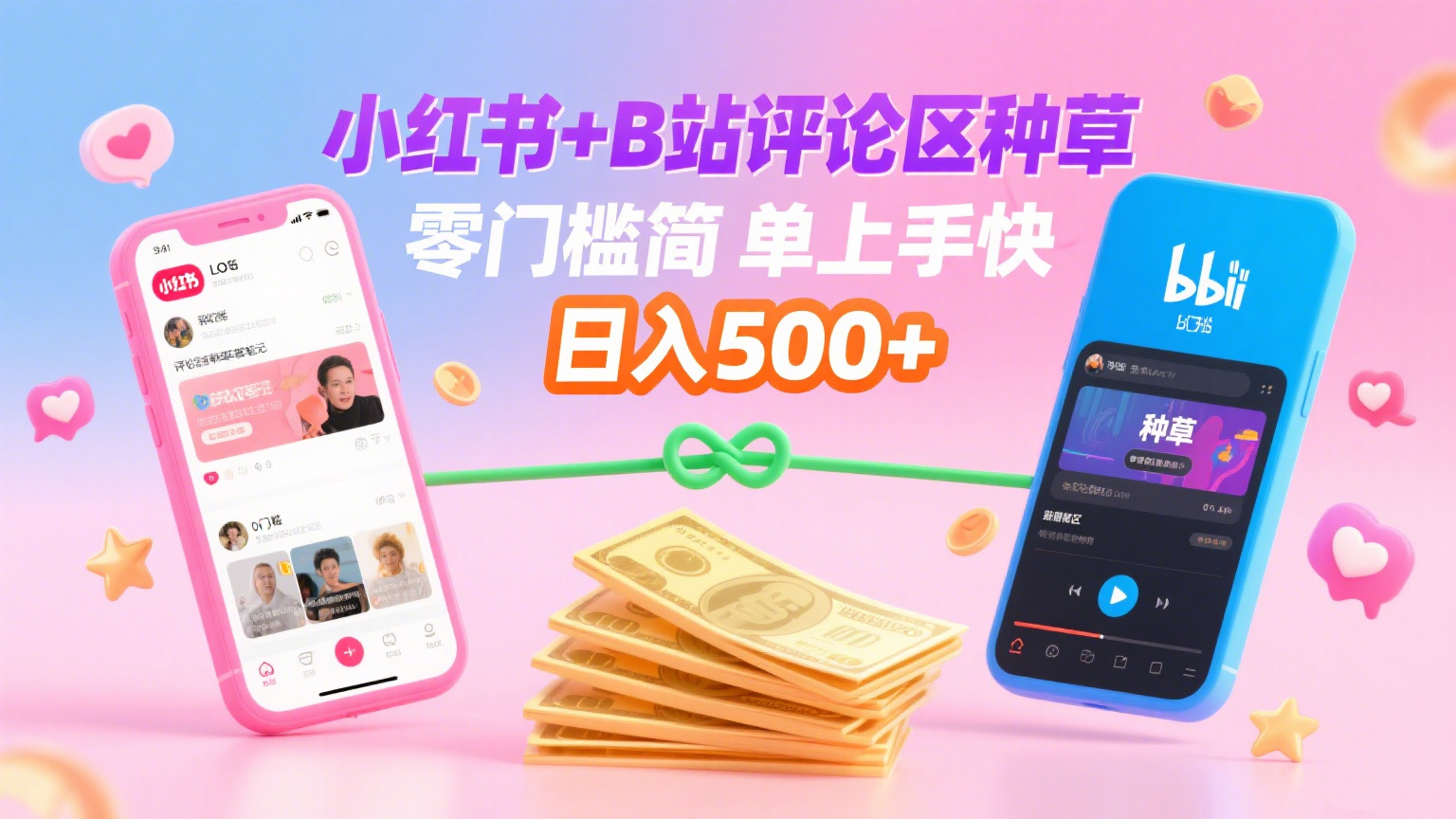 小红书+B站评论区种草，0门槛1分钟一单，只需复制粘贴，日入500+-创途网