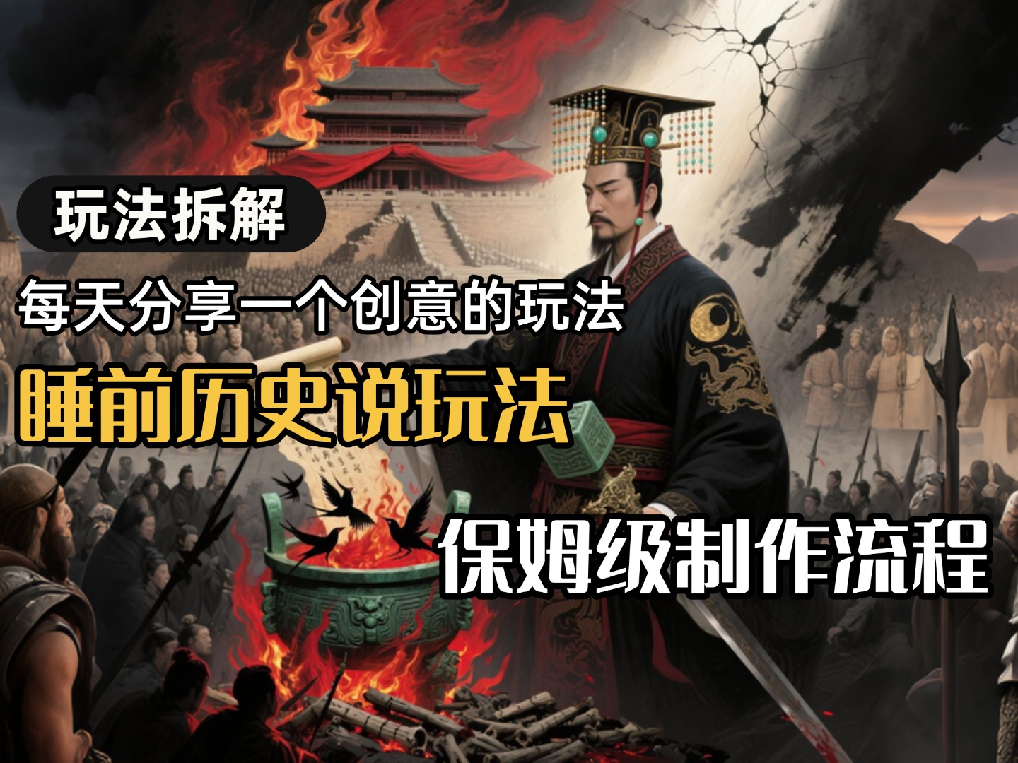 13条作品涨粉24.5万，全流程拆解睡前历史说，保姆级教程-创途网